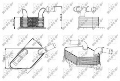 WILMINK GROUP wg1720087 -  масляный радиатор, двигательное масло